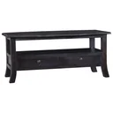 Couchtisch 90x50x40 cm massiv Mahagoni hell kaffeefarben