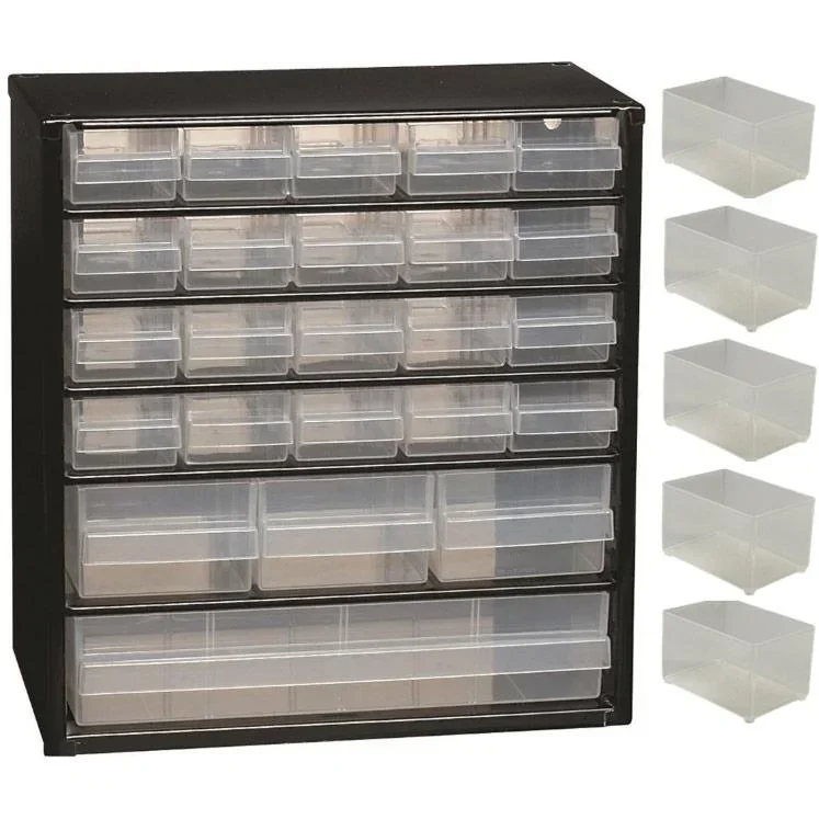 Schubladenblock mit 24 Schubladen - 33x30,6x15cm MET Loose Insert A8-1 - Kunststoff