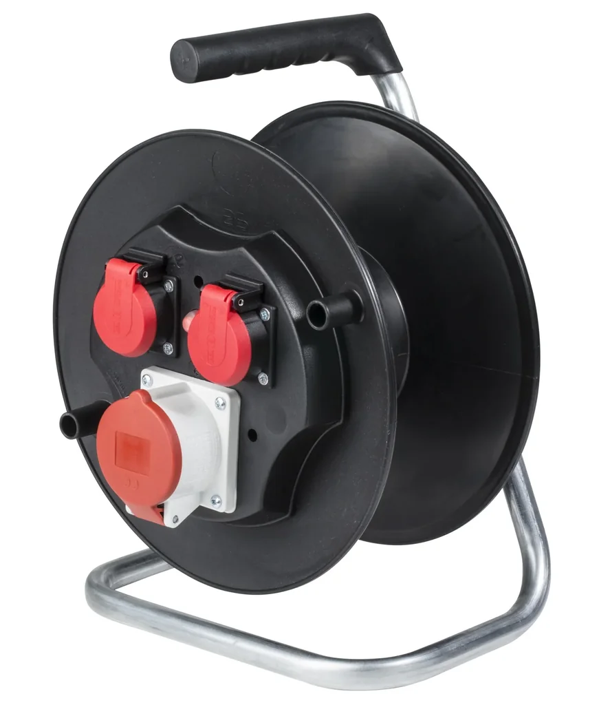 Kunststoff Kabeltrommel 16A/ 400V/ 5-Pol ohne Kabel