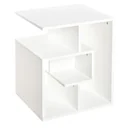 Beistelltisch Standregal Weiß 45 x 40 x 55 cm