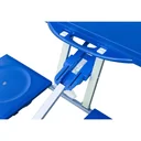 Alu Campingtisch Picknick 4-Sitzer klappbar Blau