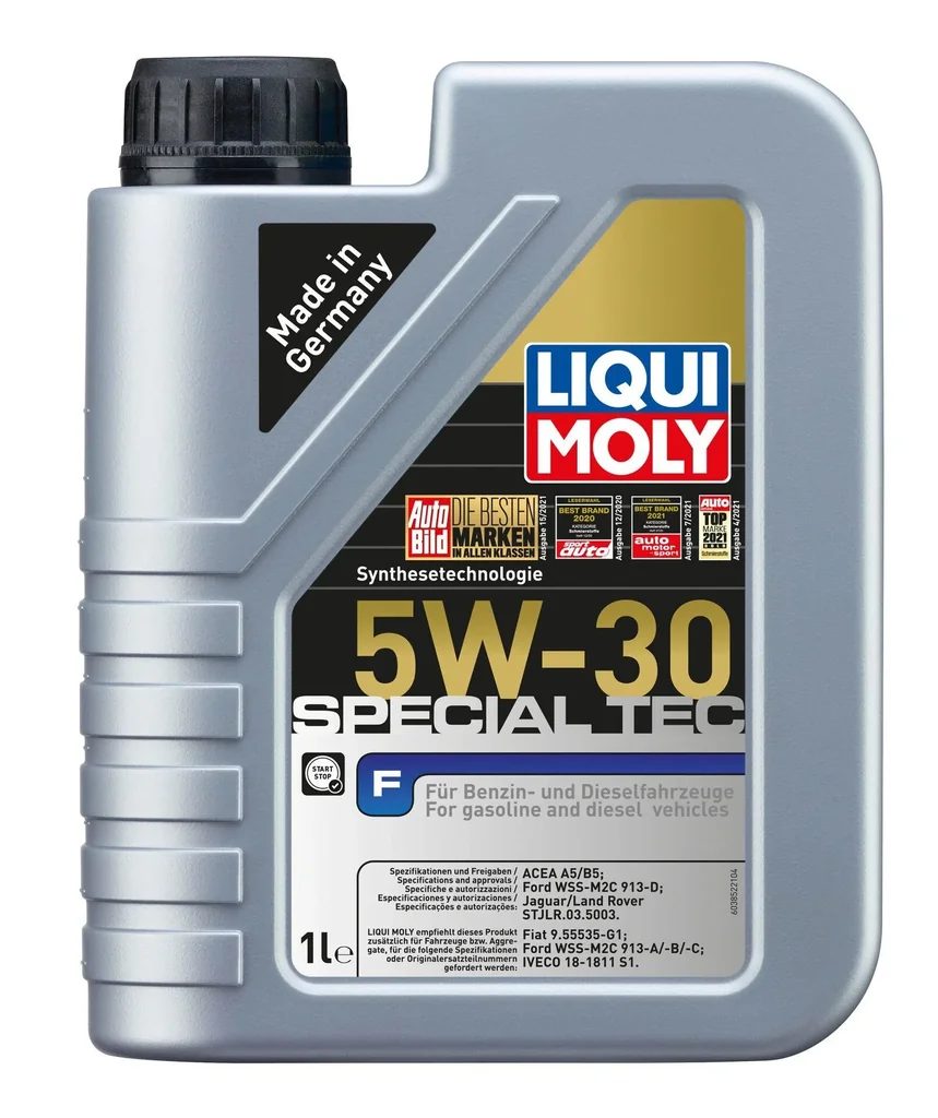 Synthetisches Leichtlaufmotorenöl Special Tec F 5W-30, 5 Liter