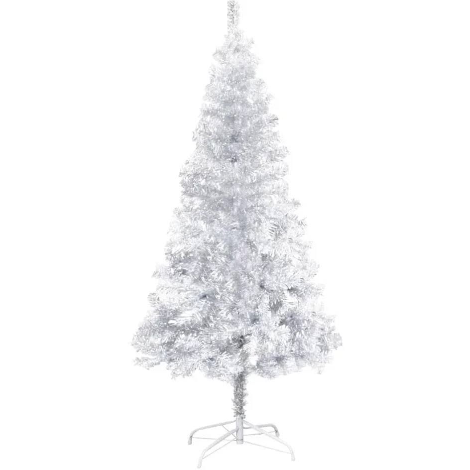 Weihnachtsbaum mit Ständer 150 cm PET silber