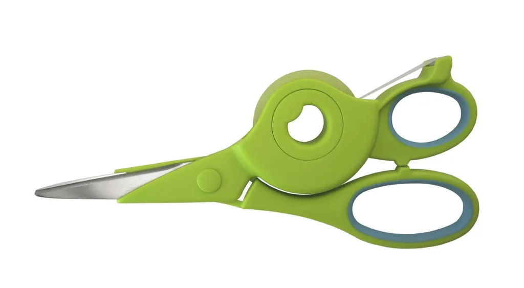 2in1 Schere mit Abroller