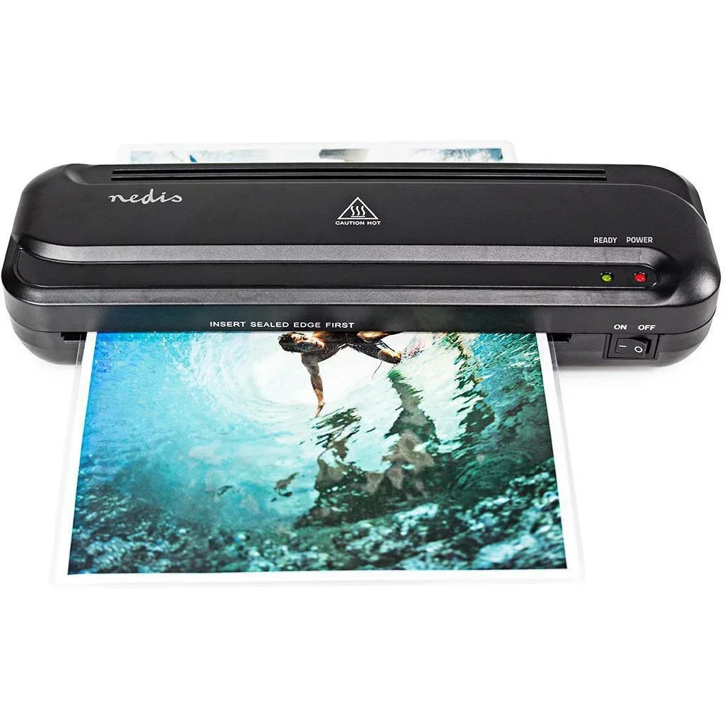 Nedis Thermolaminiergerät - 230 mm/min - Abschaltautomatik - Netzstrom - Schwarz