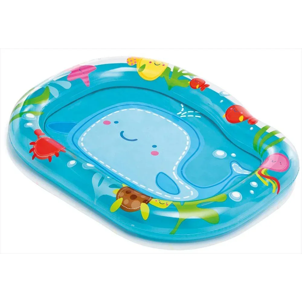 Babyschwimmen mit Wal Druck