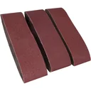 BSA1013 Schleifbänder, 75x533mm (P60, P100, P120), 3-Tlg.