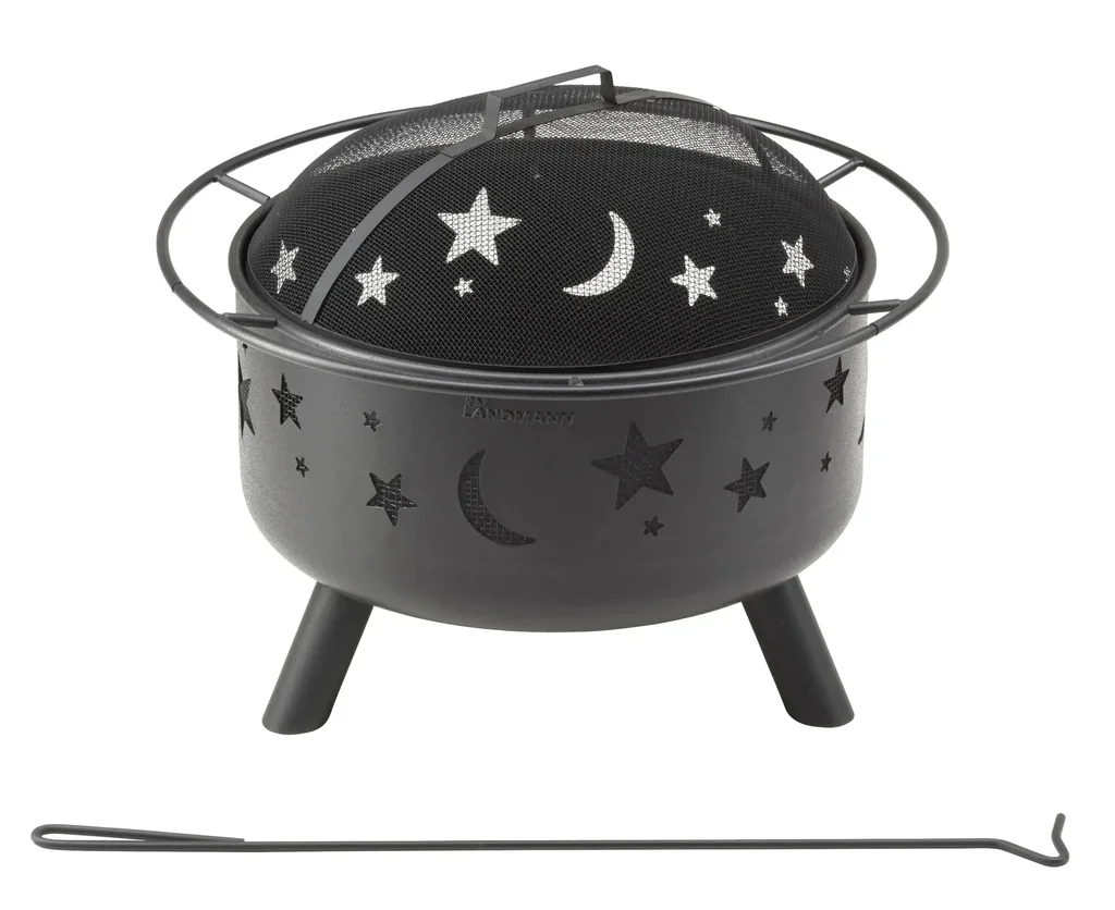 Feuerkorb "Stars & Moon", rund, 75 cm