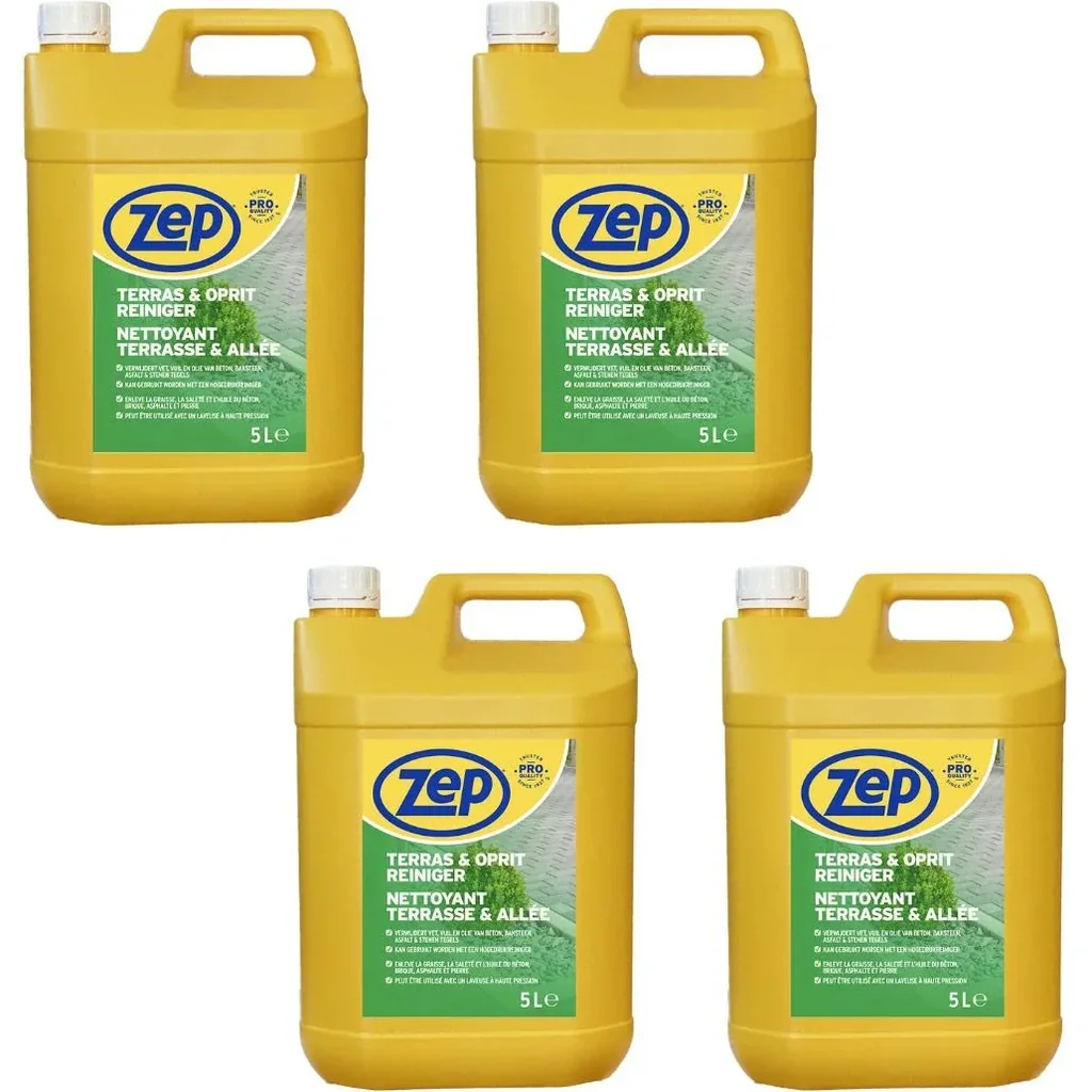 Terrassen- & Auffahrtsreiniger - 5 L x 4 Stück - Aktionspackung - 4 Stück