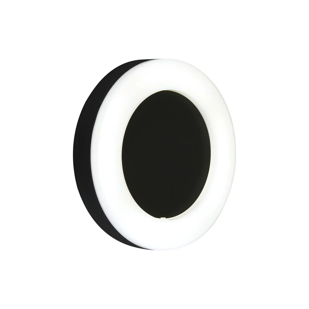 RIGA LED Außenwandleuchte, schwarz, IP44, 15 Watt, 1.550 lm, 4.000 K