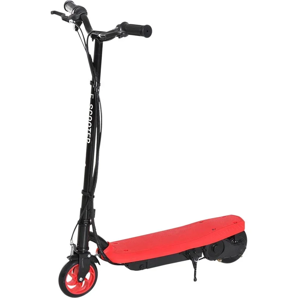 E-Scooter Tretroller Kinderroller Kinder Roller Metall Rot