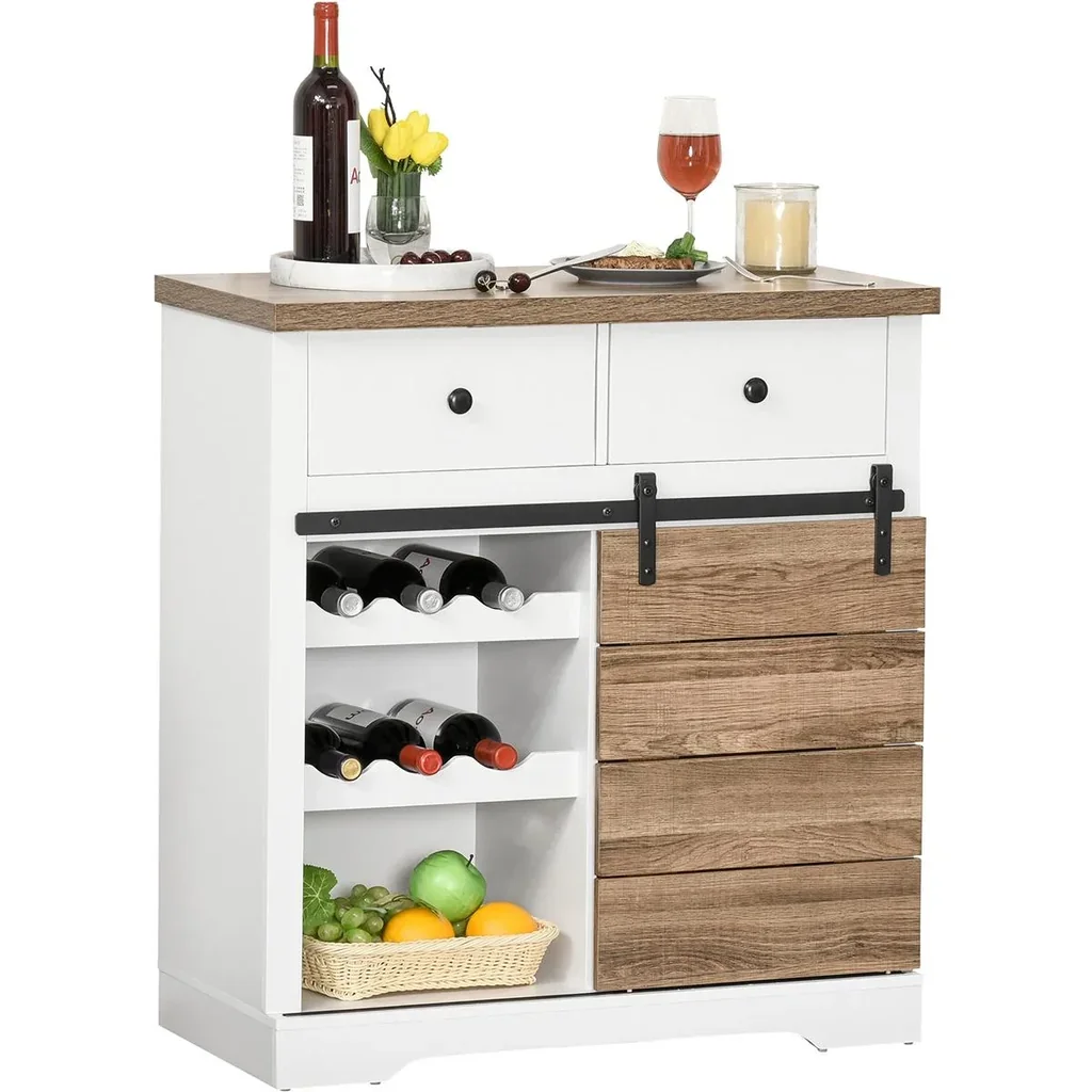 Küchenschrank mit Schiebetür weiß