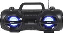 CD Player Boombox mit Bluetooth, MP3/CD, USB, SD und AUX-IN, tragbar