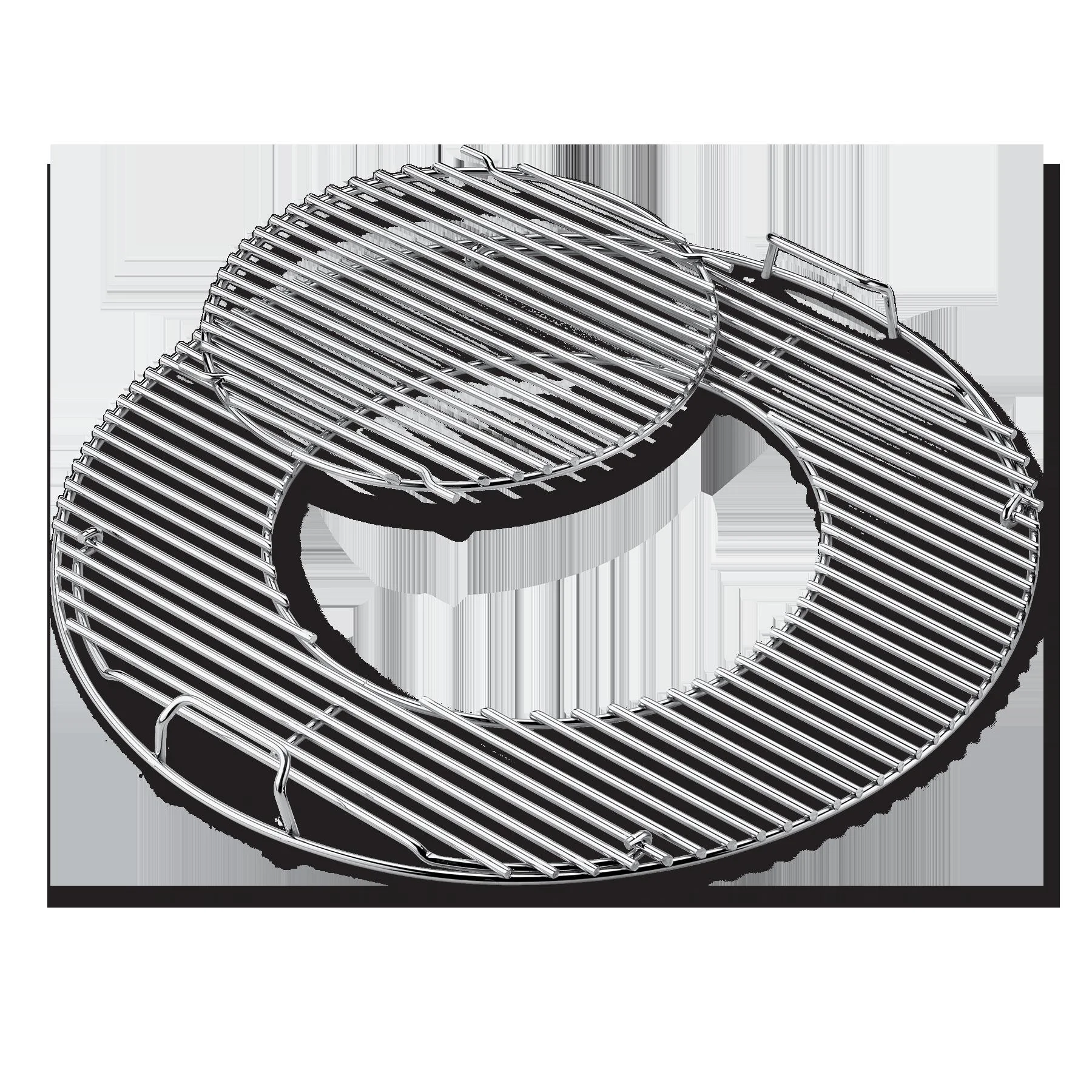 Grillrost-Einsatz - Gourmet BBQ System für Holzkohlegrills mit 57 cm