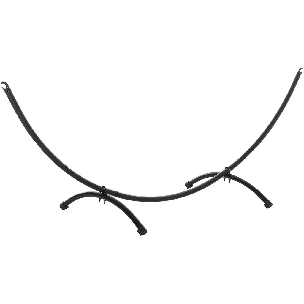 Hängemattengestell aus Metall Schwarz