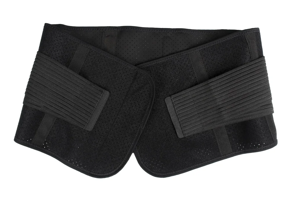 Aktiv-Rückenbandage mit Klettverschluss „Flexitek“, Rückenstützgürtel, Universalgröße, Schwarz