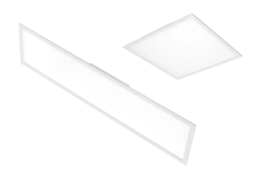 Ultraflaches LED Panel, viereckig, 59,5 cm, CCT, 36 Watt, weiß