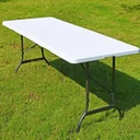 Klapptisch | Campingtisch | Gartentisch | Klapptisch | weiß - Kunststoff 183 x 76 x 74 cm