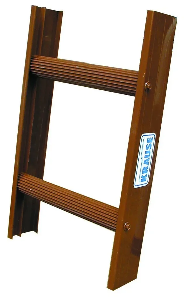 Kaminkehrerleiter, Alu, Farbe braun, 14 Sprossen, B 33 cm, L 395 cm