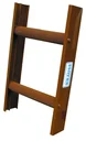 Kaminkehrerleiter, Alu, Farbe braun, 14 Sprossen, B 33 cm, L 395 cm