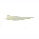 Sonnensegel Sonnendach Rechteck 3x4m HDPE creme