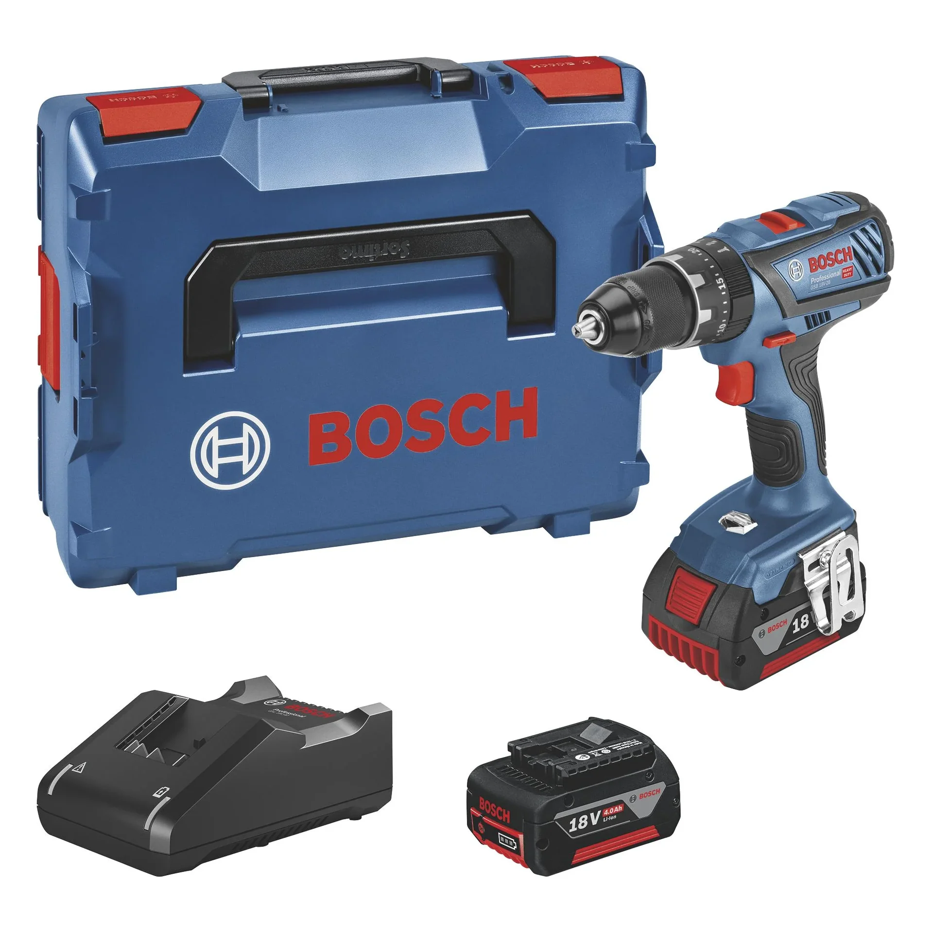 Akku-Schlagbohrschrauber GSB 18V-28 2x4.0