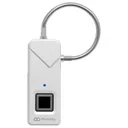 Movelly fingerprint padlock Silber