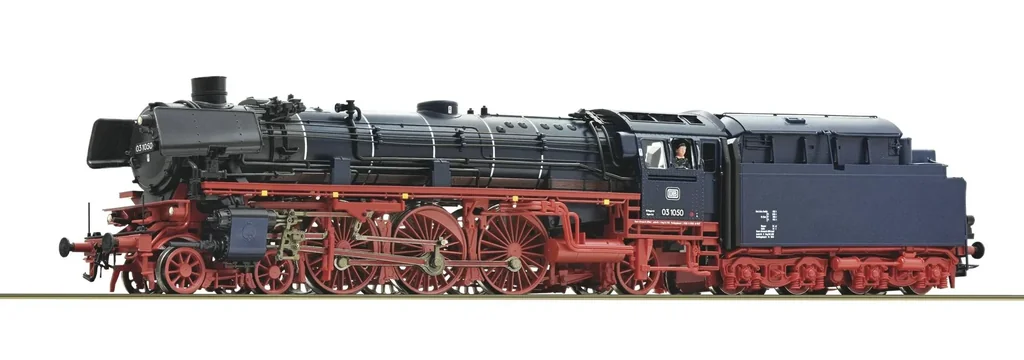 Schnellzug-Dampflokomotive 03 1050 der Deutschen Bundesbahn, H0, DCC