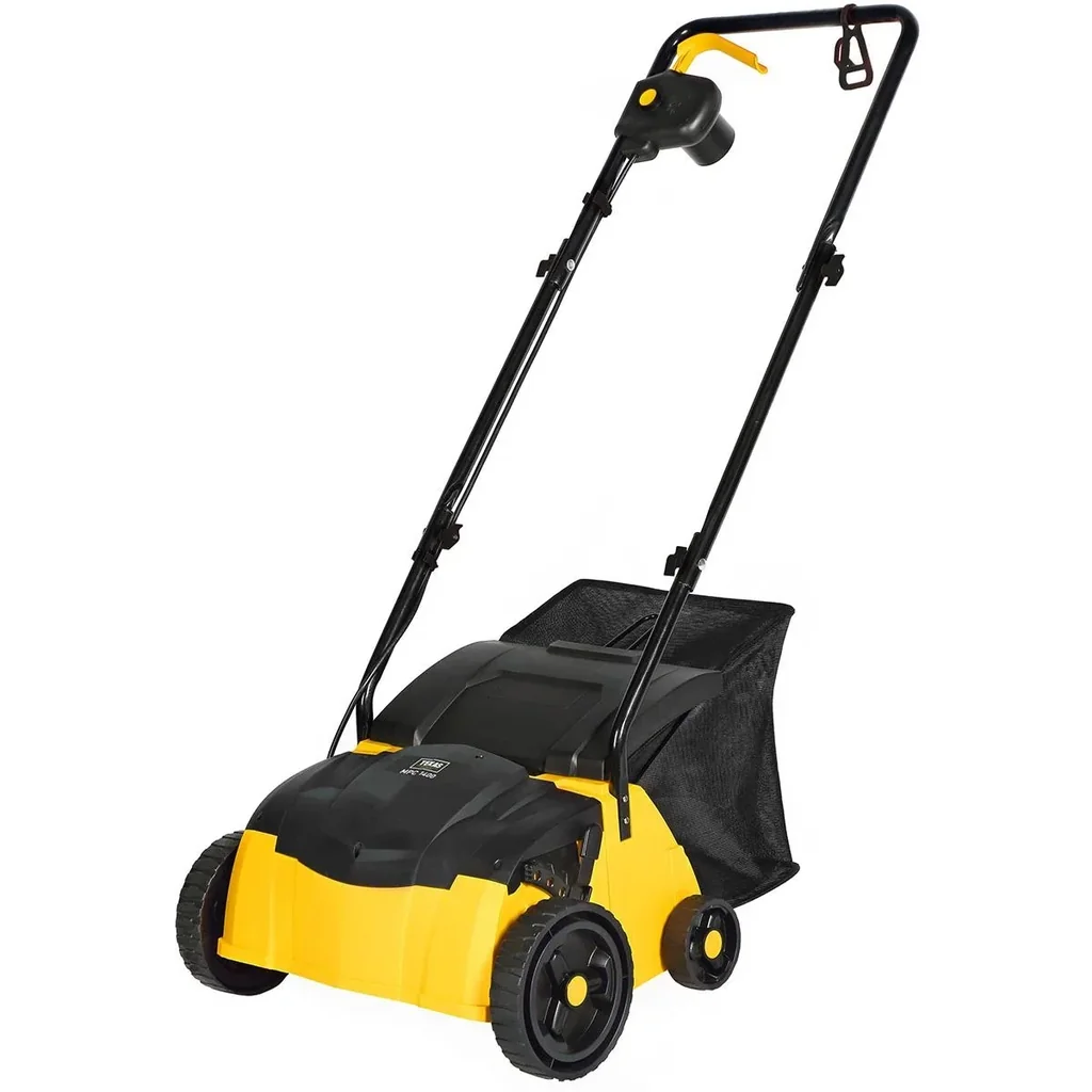 Vertikutierer + Aerifizierer 2-in-1 - 1400W - 32 cm Arbeitsbreite - 35L Auffangbehälter