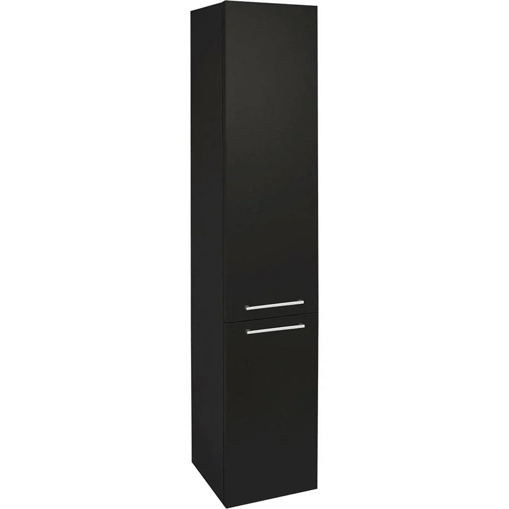 Shallow Bade Hoher Schrank links/rechts schwartz fsc