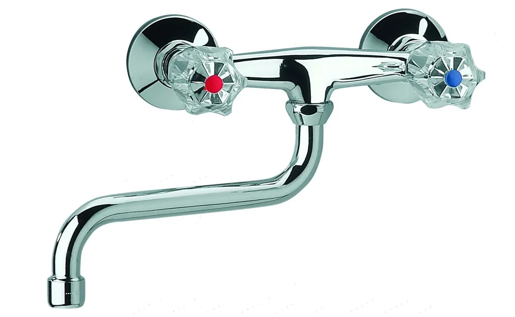 Spültischarmatur Olando für Wandanschluss, chrom