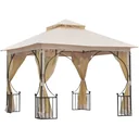 Gartenpavillon mit Doppeldach