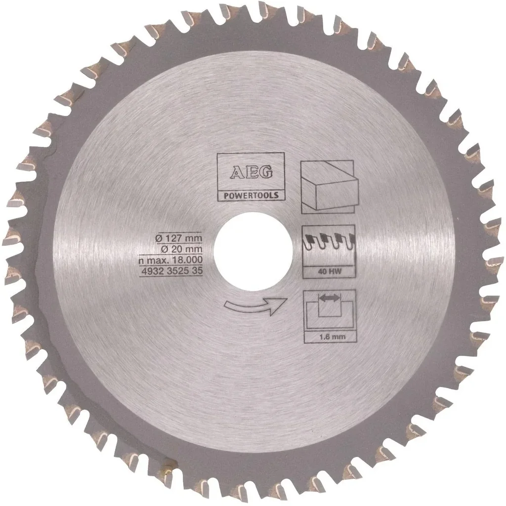Kreissägeblätter Holz 127/20 mm MBS 30 Turbo