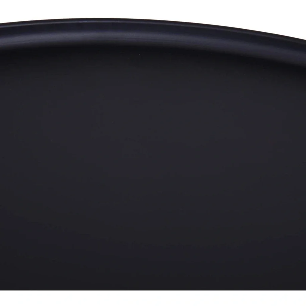Beistelltisch Couchtisch Koffeetisch Tablett Metall Schwarz Ø62 x 55 cm