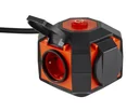 4-fach Steckdosenwürfel Powerglobe für Hobby und Werkstatt IP44