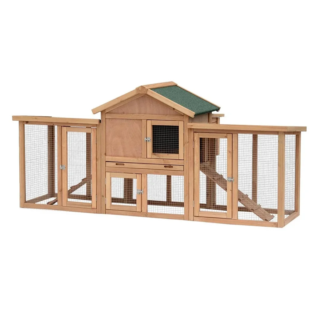 Freilaufgehege Hühnerstall Holz
