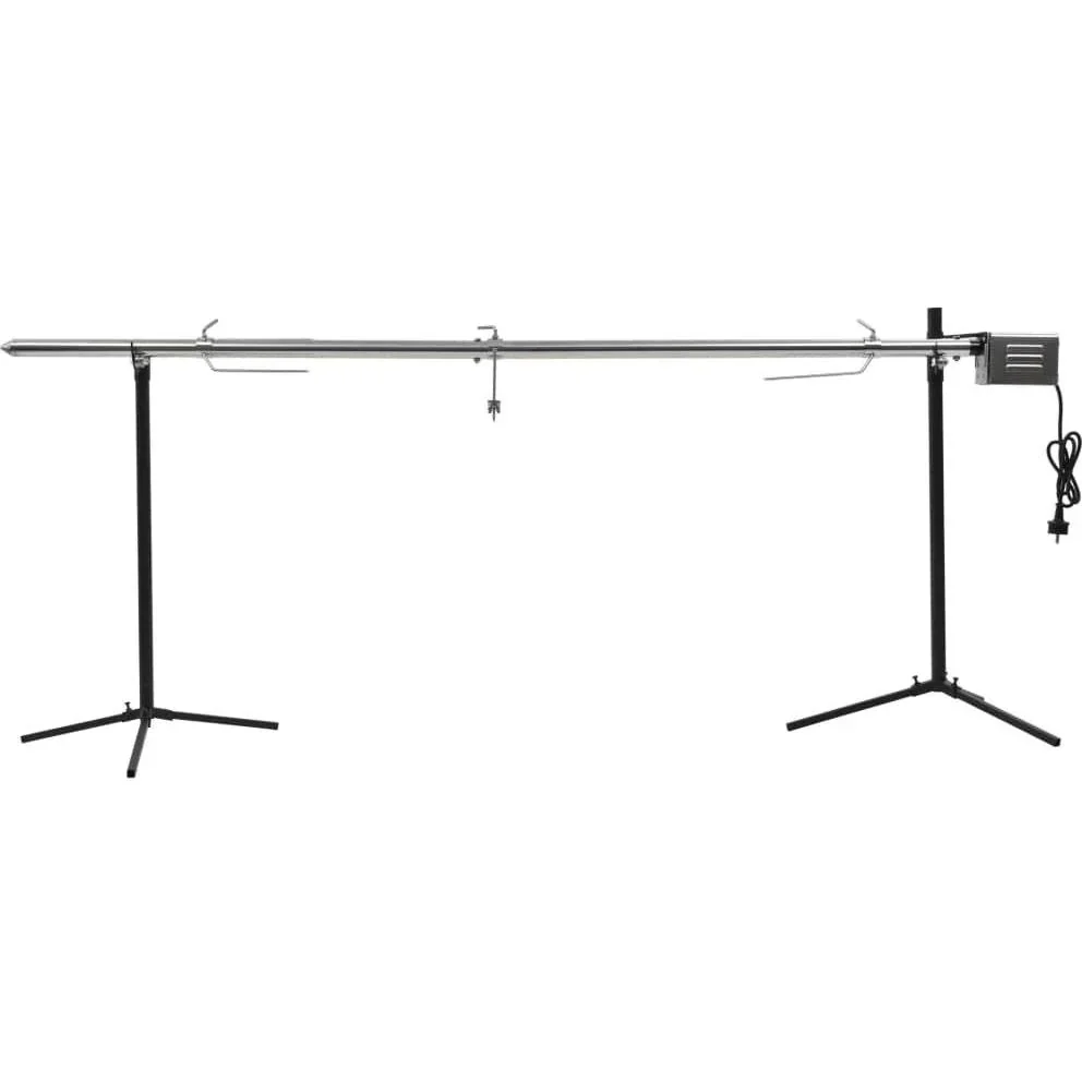 Automatischer Grill mit Motor 207x45x81 cm aus Edelstahl