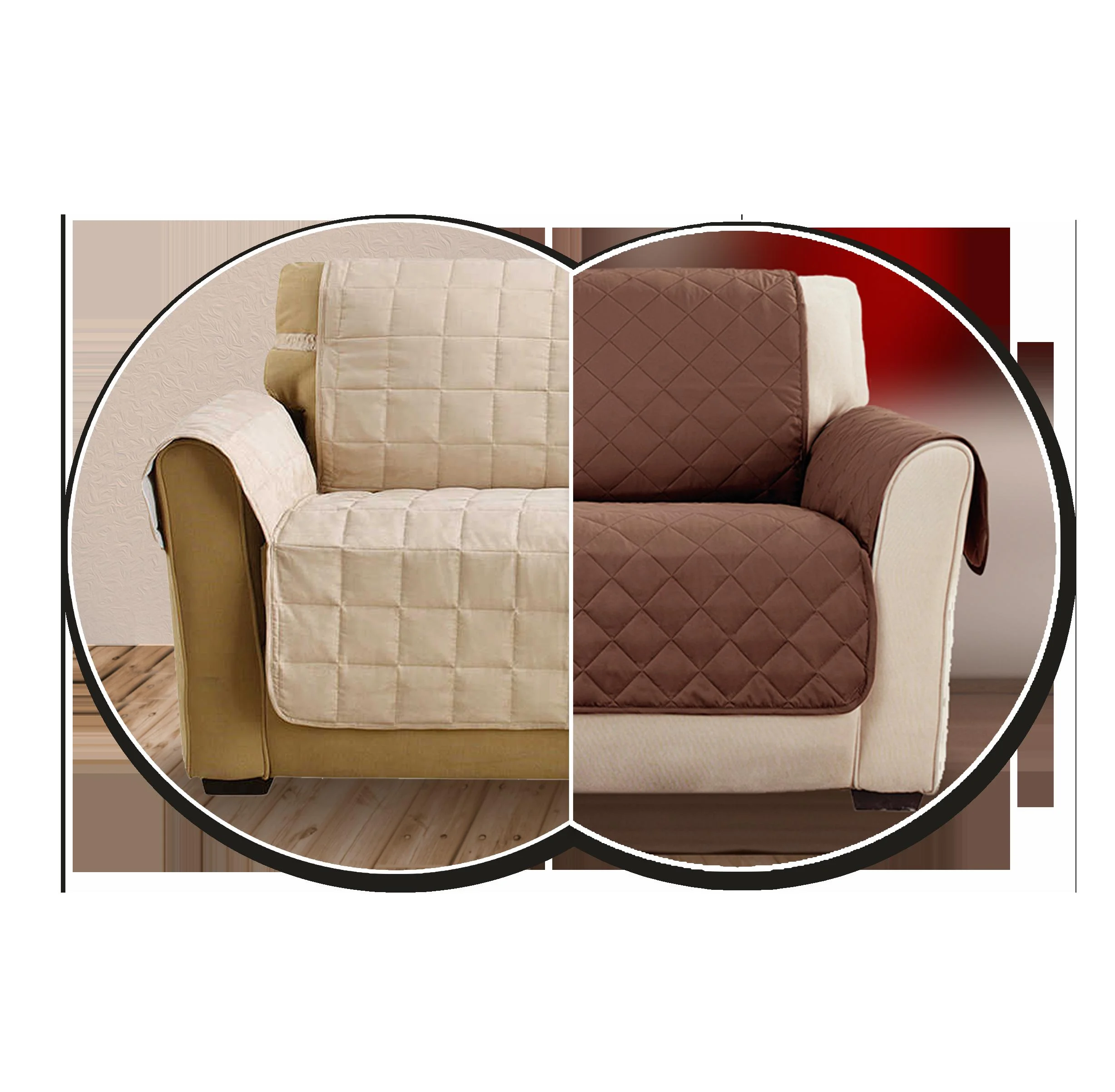 Wende-Schutzdecke Wohnglück Sofa XL, 90 x 110 cm
