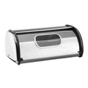 Edelstahl Brotkasten mit Fenster