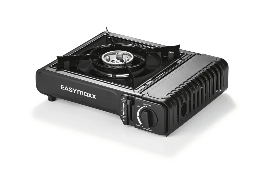 Gaskocher, tragbar 2100 Watt - schwarz
