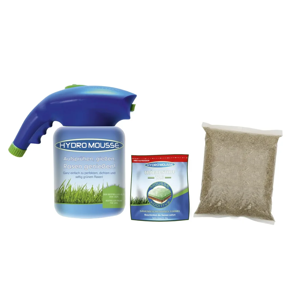 Hydro Mousse - Begrünungssystem Rasennachsaat