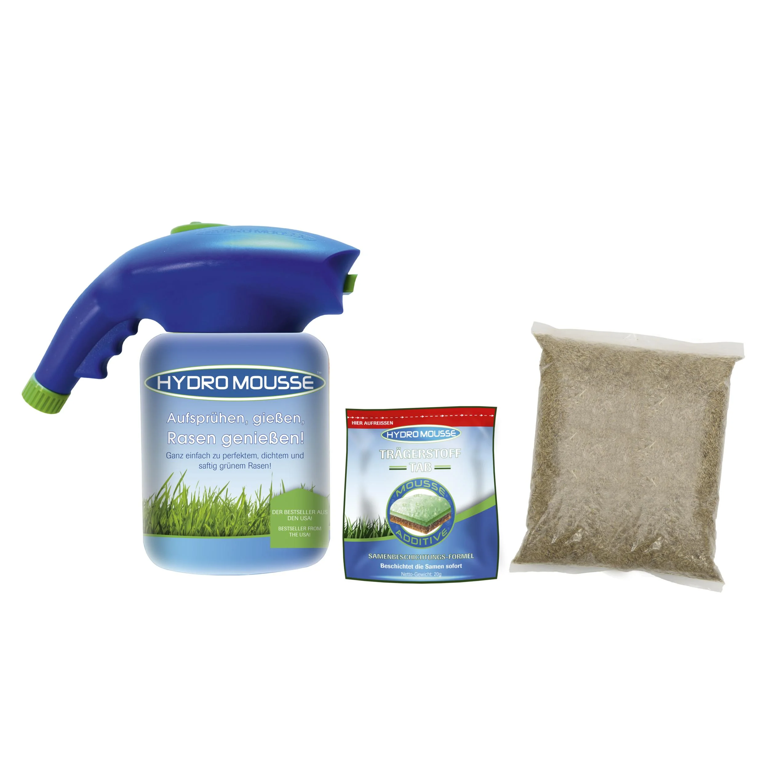 Hydro Mousse - Begrünungssystem Rasennachsaat