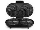 Doppel-Waffelautomat „WF-2120“, Herzwaffeln, 1200 Watt, Edelstahl