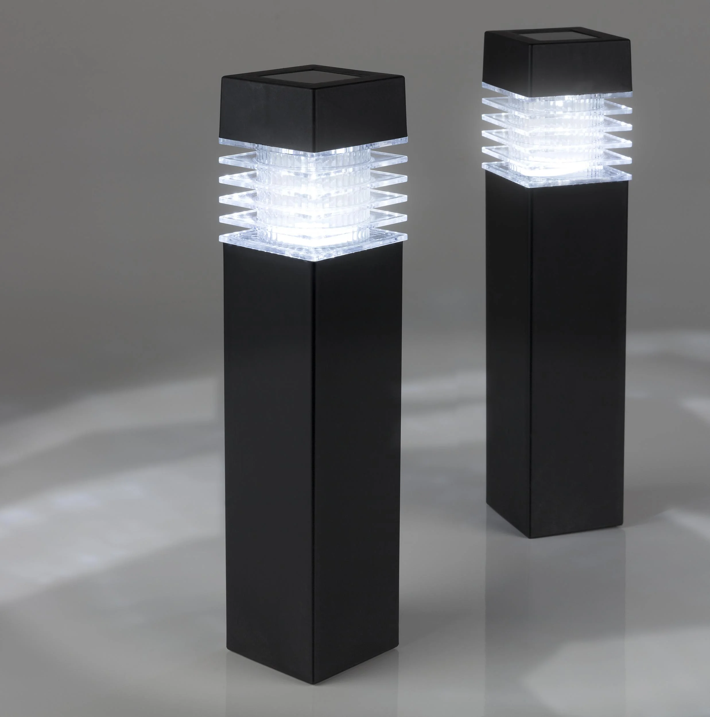 Solar LED Leuchten - 2 Stück