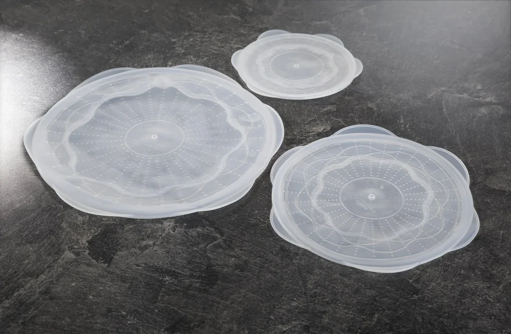 Silikon Abdeckhauben Set, 3-teilig, froster- u. mikrowellengeeignet