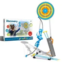 Discovery Kids Bullseye Bogenschießset mit LED-Licht zum Zielen - enthält 4 Pfeile und 1 Bogen - Köcher mit Riemen