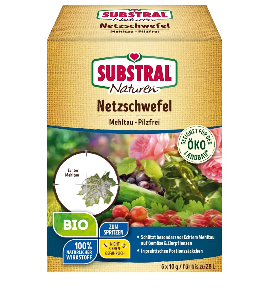 Bio Netzschwefel Mehltau - 6 x 10 g