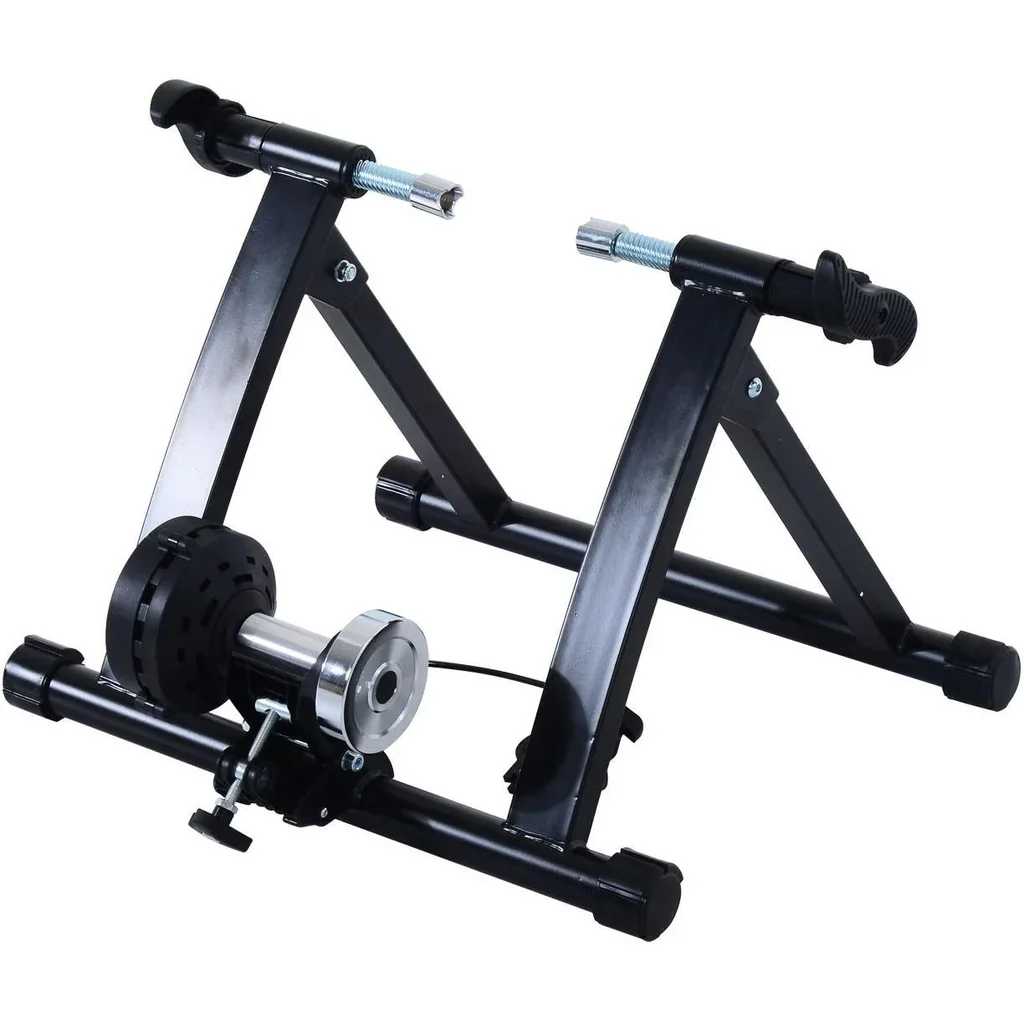 Rollentrainer Fahrrad mit Magnetbremse schwarz