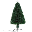 Weihnachtsbaum Tannenbaum 130 LEDs Stern Grün H120cm
