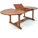 Gartentisch Vanamo Eukalyptusholz ausziehbar 150-200 x 100 x 74cm